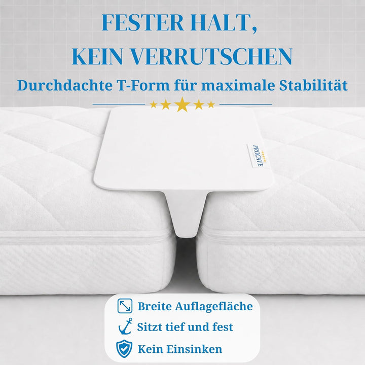 PROCAVE Besucherritzenfüller als Doppelbettbrücke aus Schaumstoff 25 x 200 cm, ein Matratzen Ritzenf