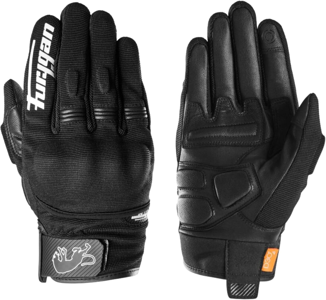 Furygan Jet D3O EVO - Motorradhandschuhe für Herren - 100% Lederhandfläche - Komfort - Sommerhandsch