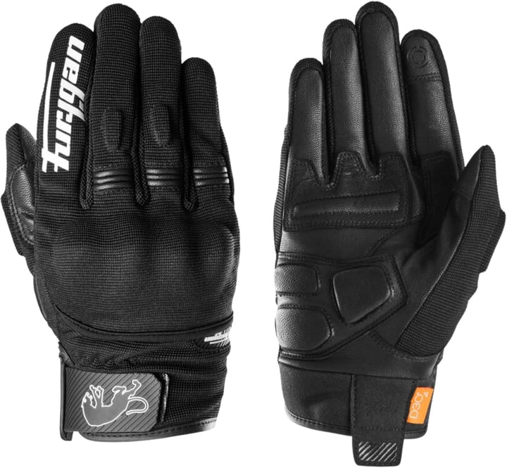 Furygan Jet D3O EVO - Motorradhandschuhe für Herren - 100% Lederhandfläche - Komfort - Sommerhandsch