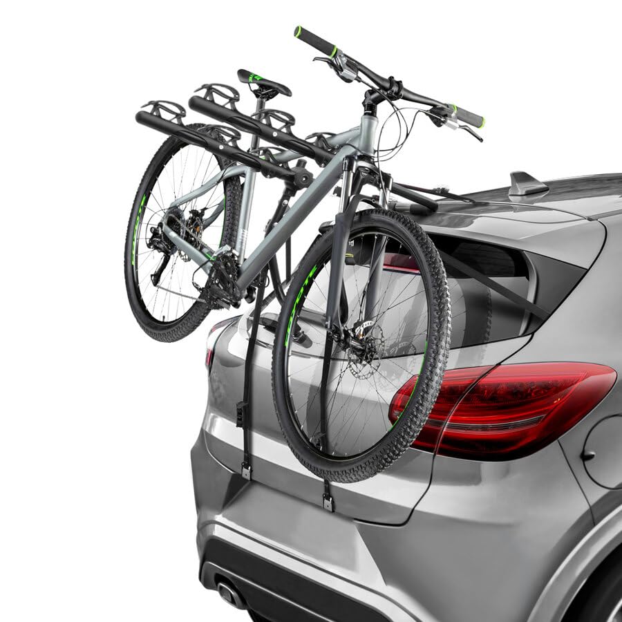 BBROS Heck-Fahrradträger | 3 Fahrräder | 45 kg | 6 Verriegelungen | Anti-Entriegelungssystem | Unive