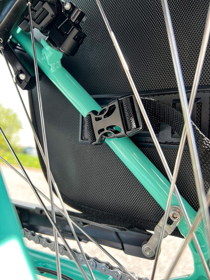 M-Wave Amsterdam Double Gepäckträgertasche, schwarz, 44 x 40 x 5 cm Schwarz einzeln Single, Schwarz