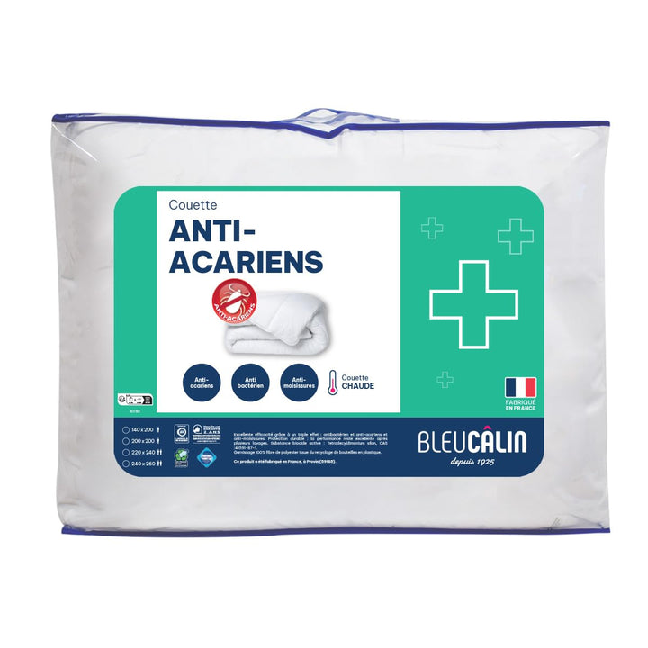Bleu Câlin Bettdecke für Allergiker, Sanitized behandelt, 240x260 cm, Weiss, KMS40