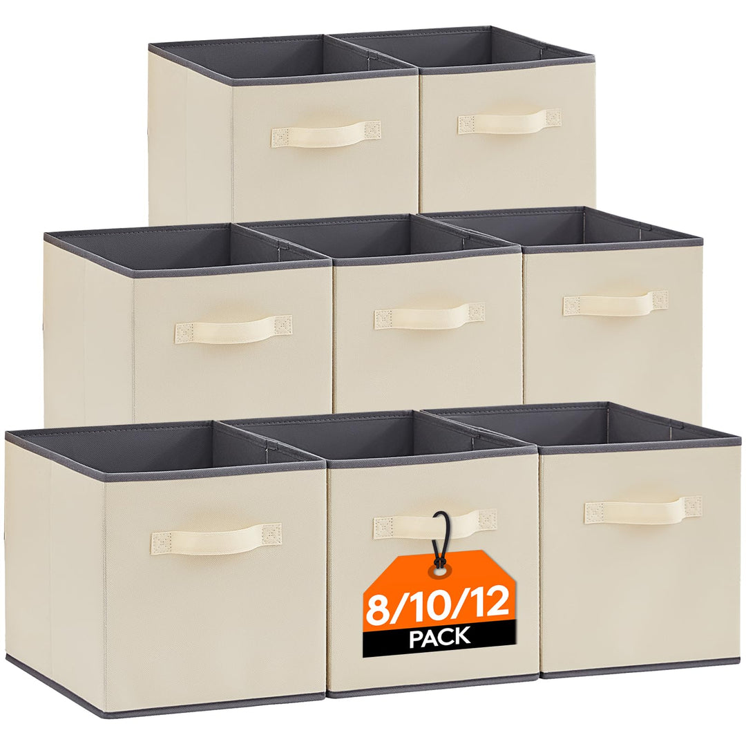 Lifewit Aufbewahrungsbox 8 Stück, Kleiderschrank Organizer, Faltbare Körbe Aufbewahrung, Ordnungsbox