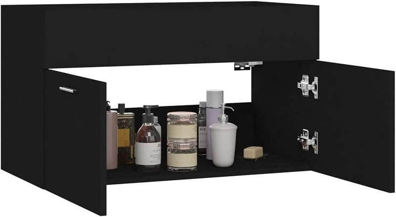 vidaXL Waschbeckenunterschrank Waschtisch Unterschrank Badmöbel Badschrank Badezimmerschrank Badezim