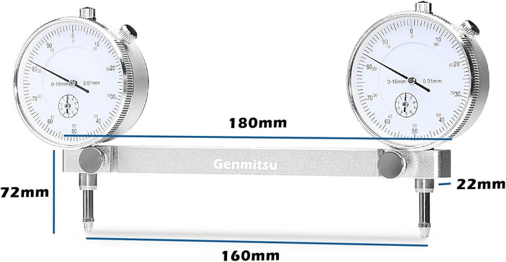 Genmitsu CNC-Fräsmaschinen-Fräswerkzeug, Pro-Kalibrierungssystem mit 1/2", 1/4", 1/8" Schaft und 0,0