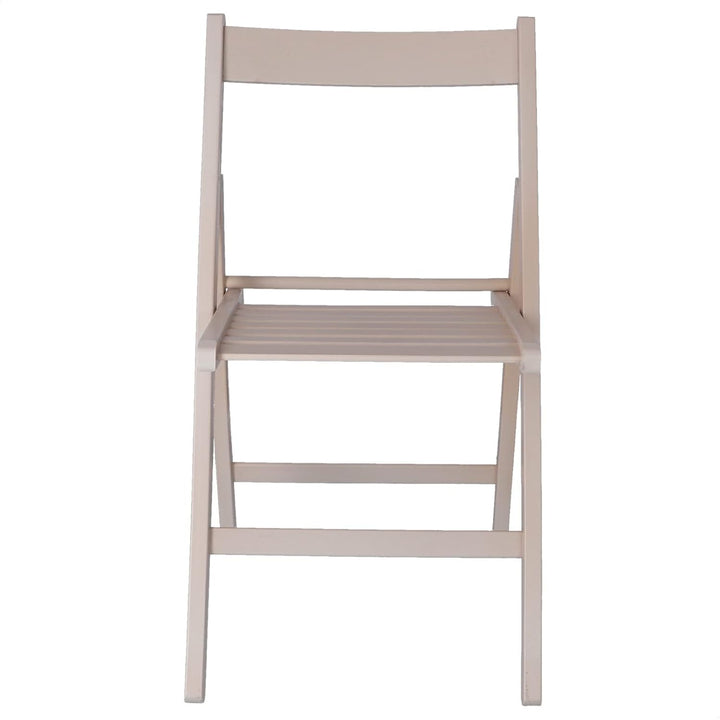 Mueblear 19016 Klappstuhl aus Holz, 43 x 46 x 79 cm weiss, Weiss