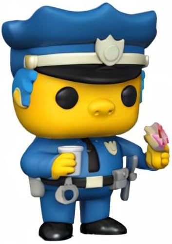 Funko Pop! Animation: The Simpsons-Chief Wiggum - Vinyl-Sammelfigur - Geschenkidee - Offizielle Hand