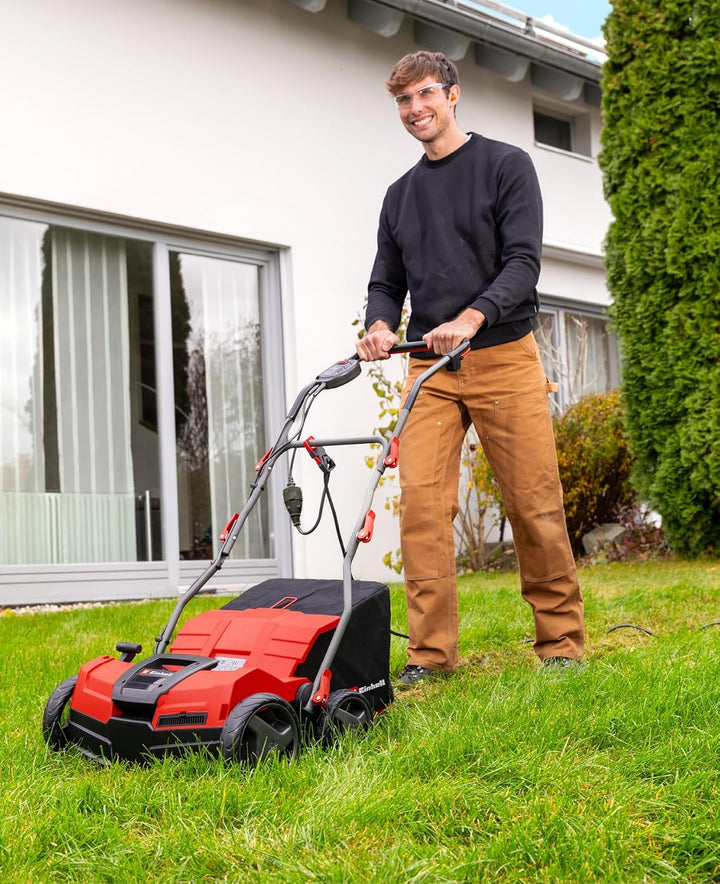 Einhell Elektro Vertikutierer Lüfter GE-SA 1640 (1600 W, 40 cm Arbeitsbreite, bis 12 mm Arbeitstiefe