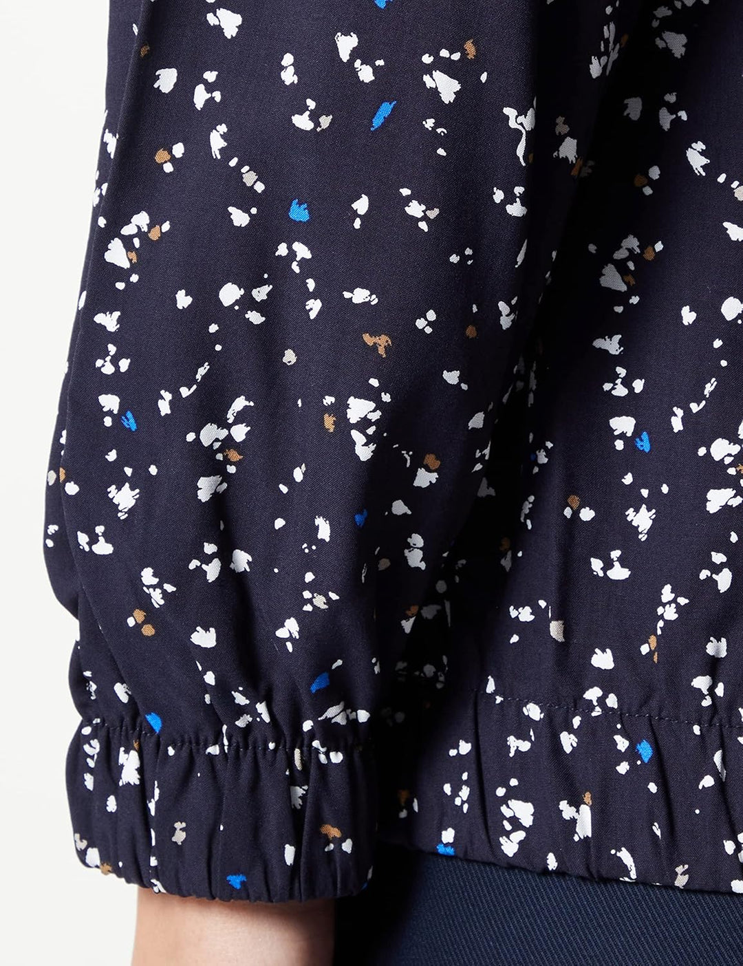 s.Oliver Damen Blusen Langarm 34 Blau|mehrfarbig 59a1, 34 Blau|mehrfarbig 59a1