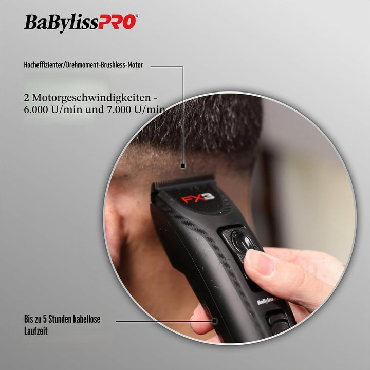 BaBylissPRO FX3 Professional Hochdrehmoment-Schermaschine, Schermaschine