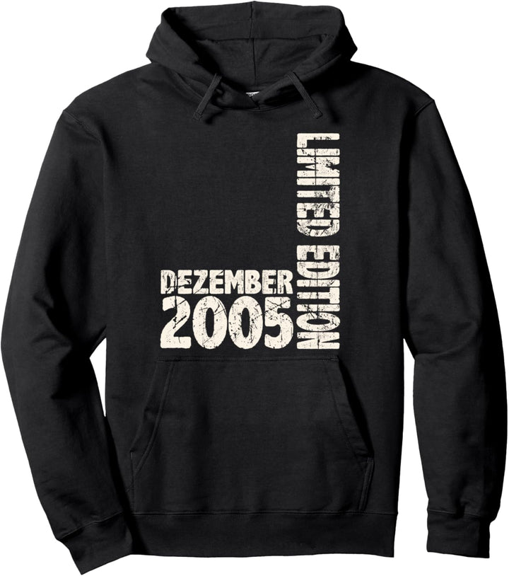 Dezember 2005 Limited Edition 18 Jahren Mann Frau Geburtstag Pullover Hoodie
