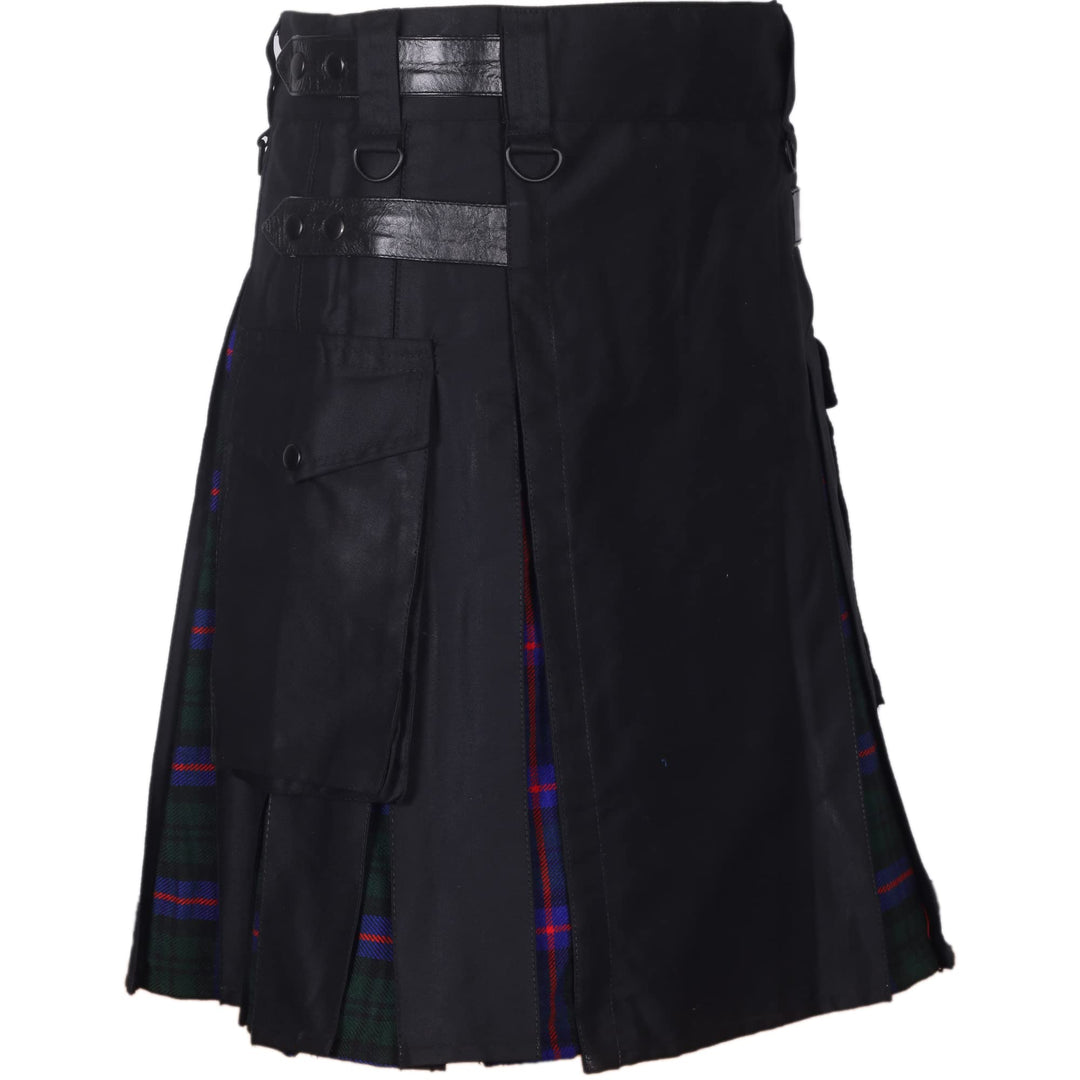 Hybird Utility-Kilts mit Lederriemen für Herren 36 Clan Armstrong, 36 Clan Armstrong