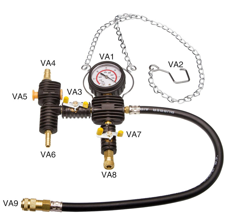 28 tlg. Kühlsystemtester Kühlsystem Tester Kühler Abdrückgerät