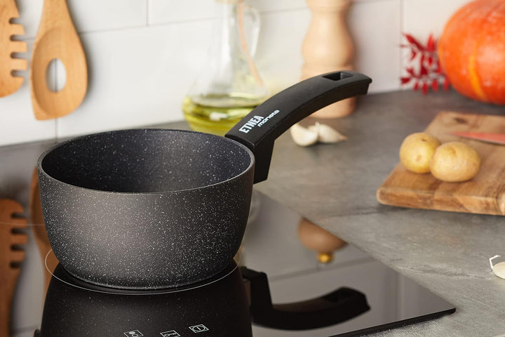 Moneta Etnea Stieltopf 16 cm, Aluminum, Einzigartig, 16cm Standard 16cm, Standard 16cm