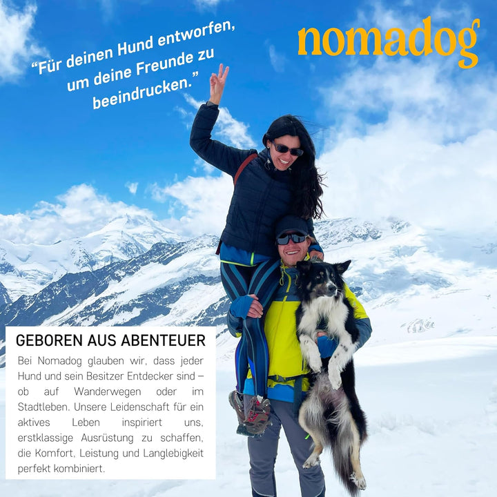 Nomadog Trailblazer Anti Zug Hundegeschirr Mittelgrosse Hunde mit Griff - Gepolstert, Verstellbar fü