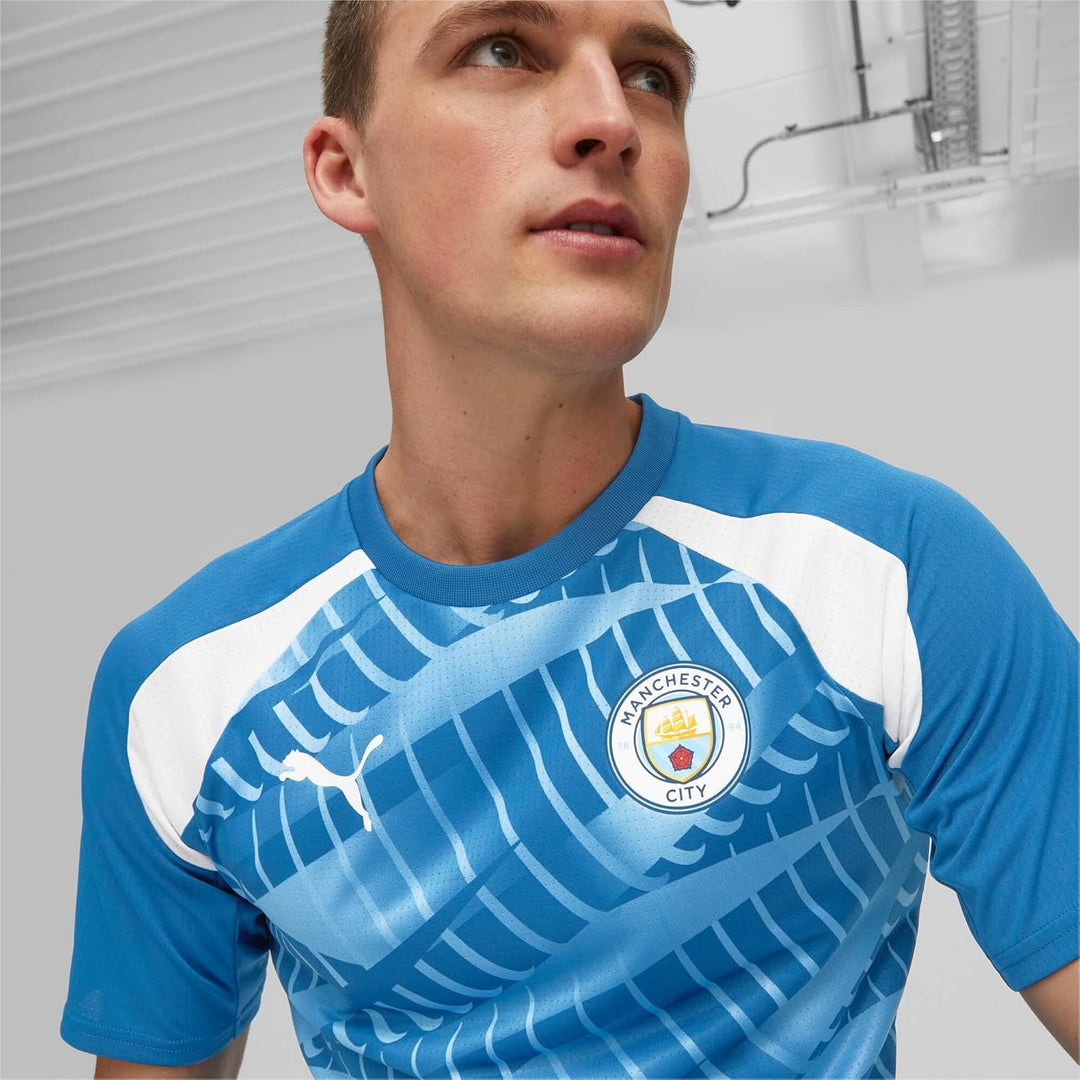 PUMA Unisex Prematch Ss Jersey T-Shirt M Blau, M Blau