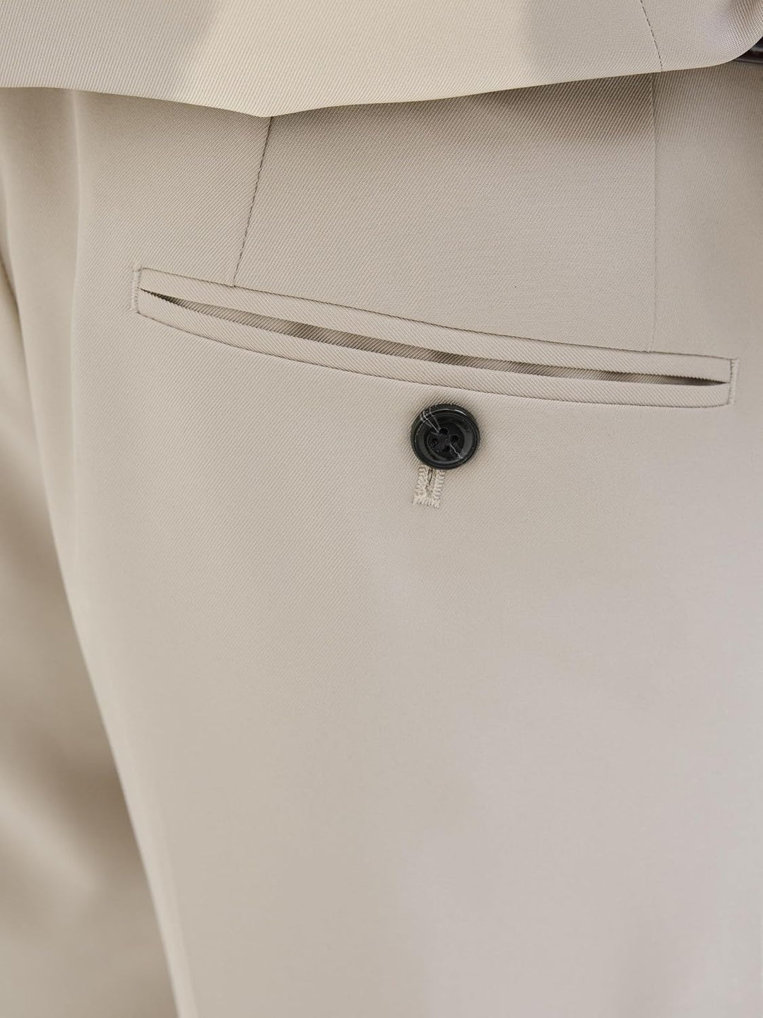 JACK & JONES Male Einreihiger Blazer und Hose JPRCOSTA Super Slim Fit Anzug 56 Pure Cashmere/Fit:sup
