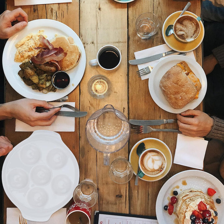2 StüCk Schneckenpfanne Keramik Schneckenschale Schneckenteller Backform Für 6 Schnecken, Porzellan