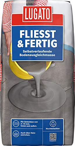 Lugato Fliesst & Fertig 5 kg - Selbstverlaufende Bodenausgleichmasse
