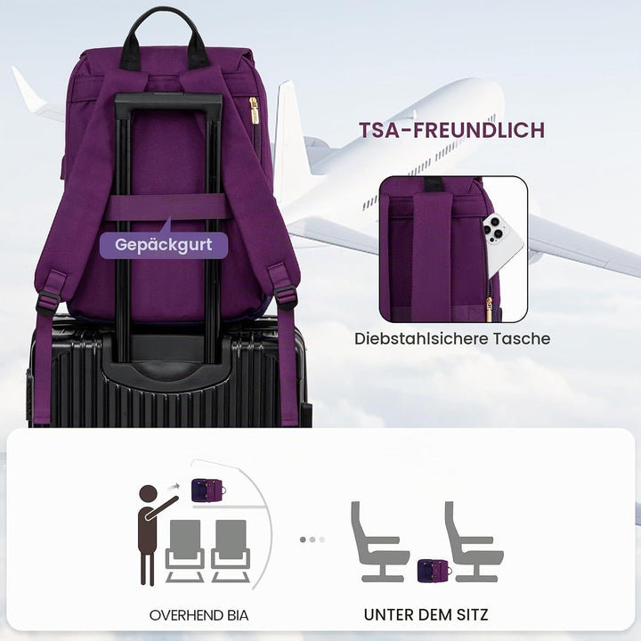 LOVEVOOK Rucksäcke für Kinder, Schulrucksack Teenager Mädchen, Wasserdichter Daypack mit Laptop Fach