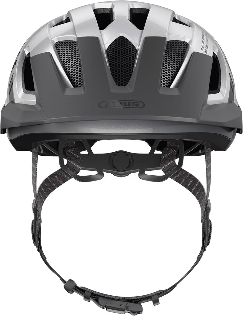 ABUS Stadthelm Urban-I 3.0 ACE - sportlicher Fahrradhelm mit LED-Rücklicht, verlängertem Schirm und