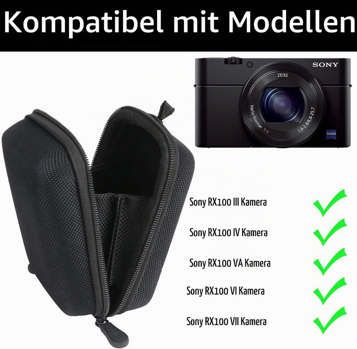 Aenllosi Hart Taschen Hülle für Sony DSC-RX100 III IV VA VI VII Advanced Compact Premium Kamera (nur