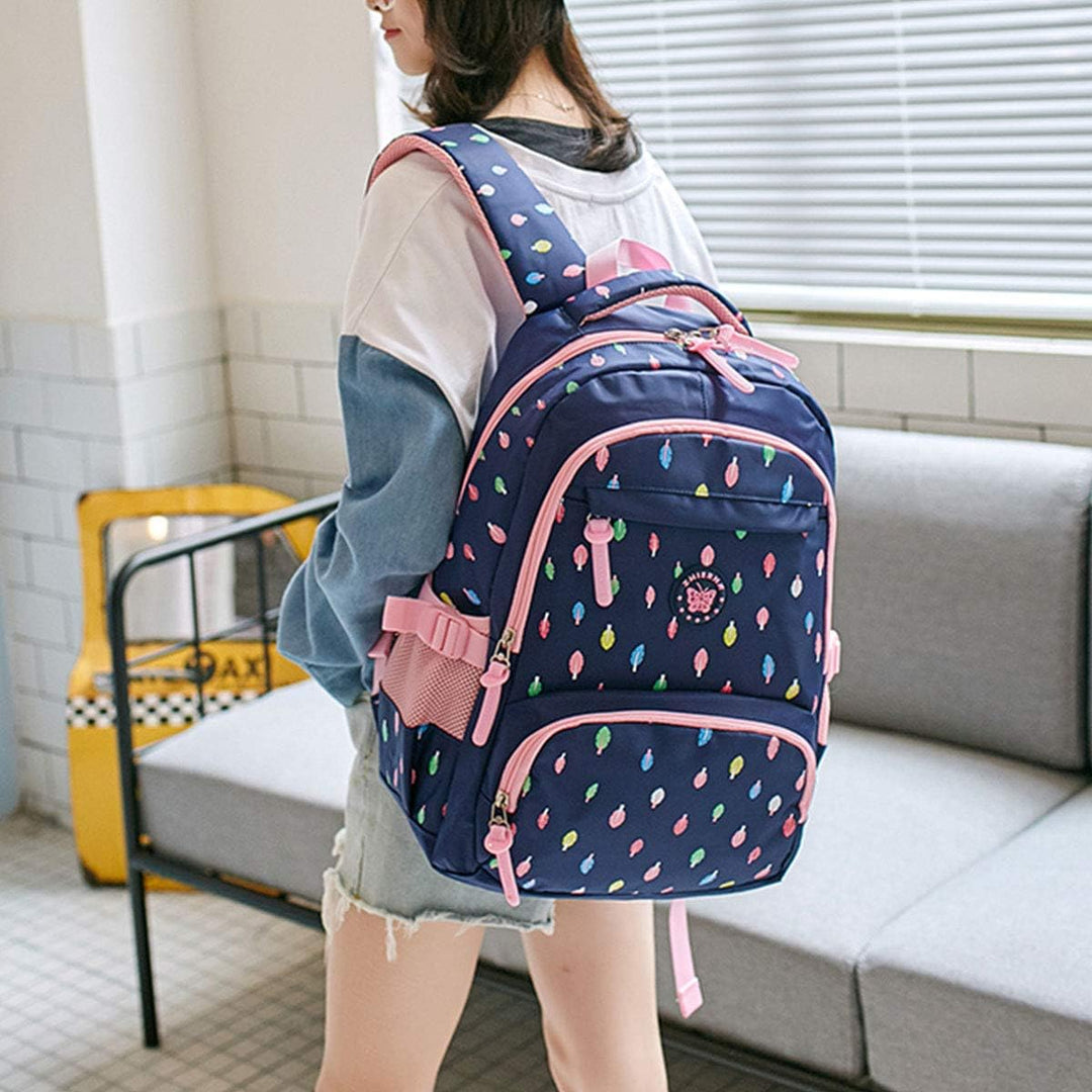 IvyH Rucksack Mädchen Schulrucksack Grosse schulranzen für Mädchen Wasserdicht Kinderrucksack für mä