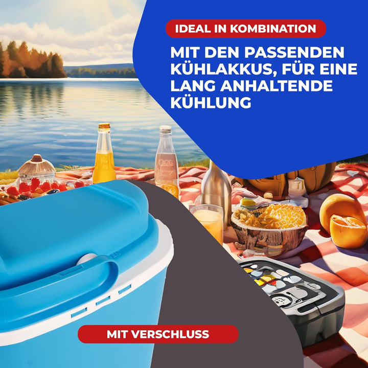 Kühlbox Coolbox Thermobox Picknick Camping 24Liter Warmhaltebox