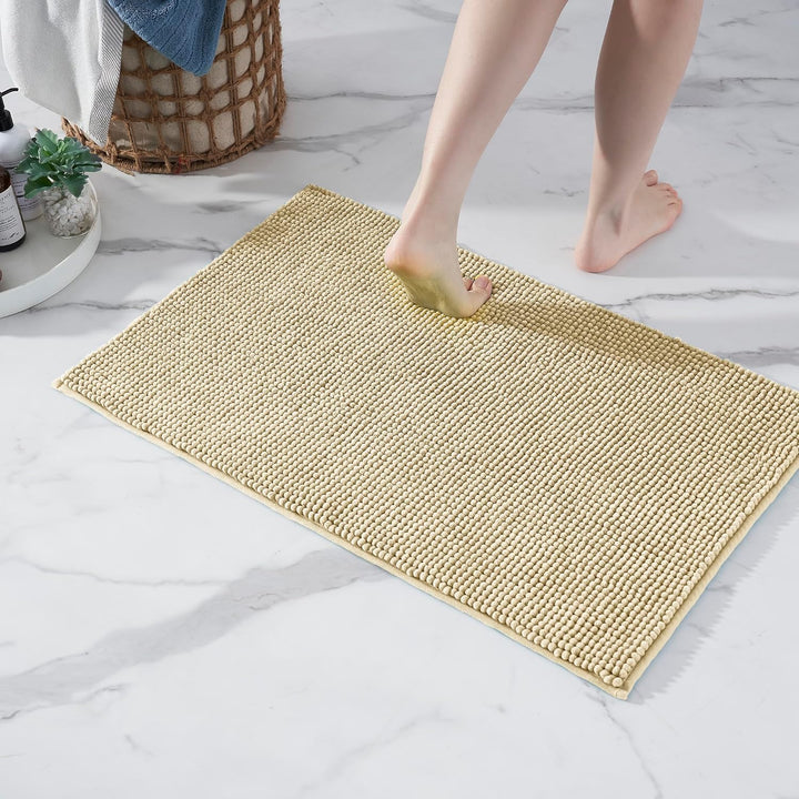 Decomira Badematte rutschfest | Als Badteppich Set kombinierbar | Badezimmer-Teppich Bad-Vorleger wa