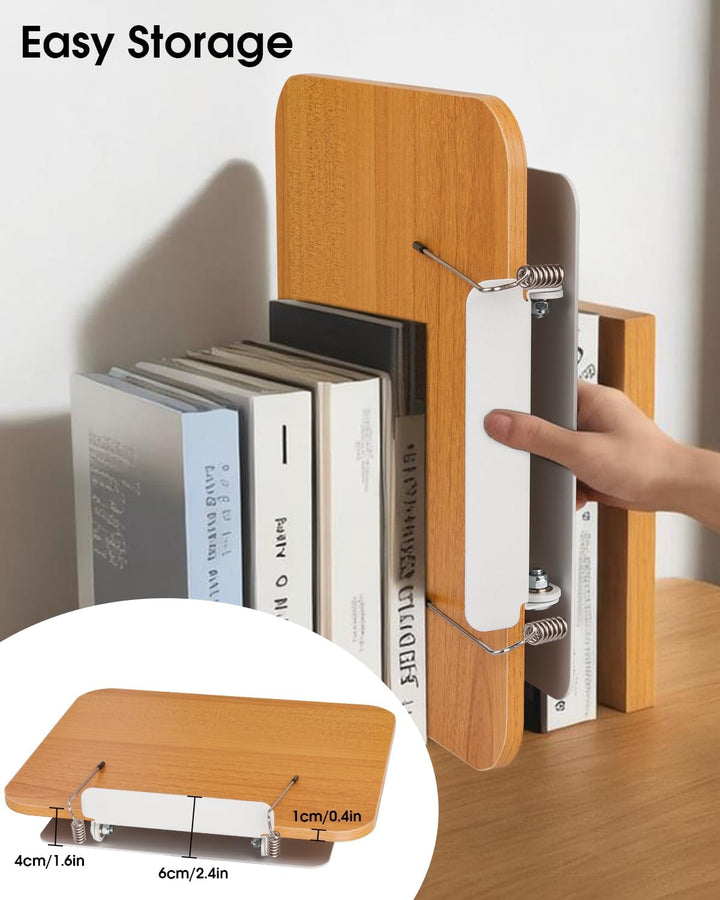 MSDADA Buchständer, Verstellbarer Buchhalter mit 360° drehbarer Basis, Kochbuchständer, Rezeptbuchha