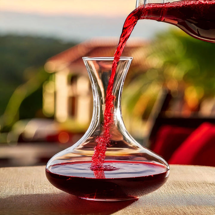 Stölzle Lausitz Dekanter Weinland 750ml I Spülmaschinengeeignete Weinkaraffe optimal für Rotwein I S