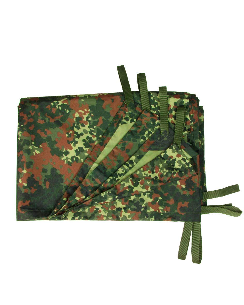 Mil-Tec Mehrzweckplane 'Tarp' Flecktarn, Flecktarn