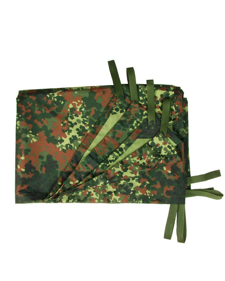 Mil-Tec Mehrzweckplane 'Tarp' Flecktarn, Flecktarn
