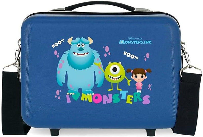 Disney Boo! Kosmetiktasche, anpassbar, Blau, 29 x 21 x 15 cm, starr, ABS 9,14 l Monsters Utensilient