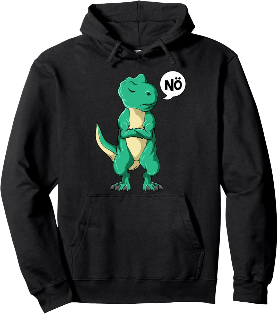 Dinosaurier Nö Dino T-Rex Kinder Jungen Mädchen Kinder Pullover Hoodie