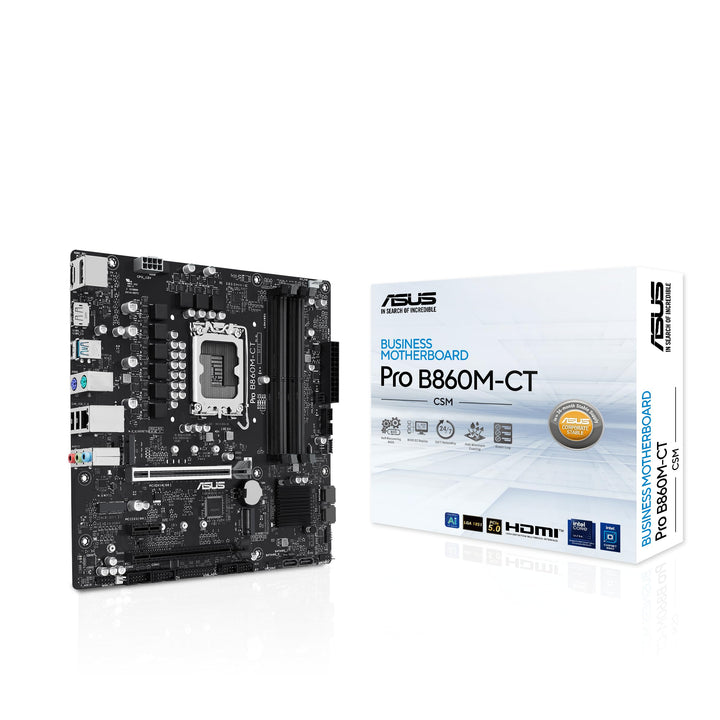 ASUS PRO B760M-CT-CSM Business Mainboard Sockel Intel LGA 1700 (mATX, CSM, Control Center Express, C