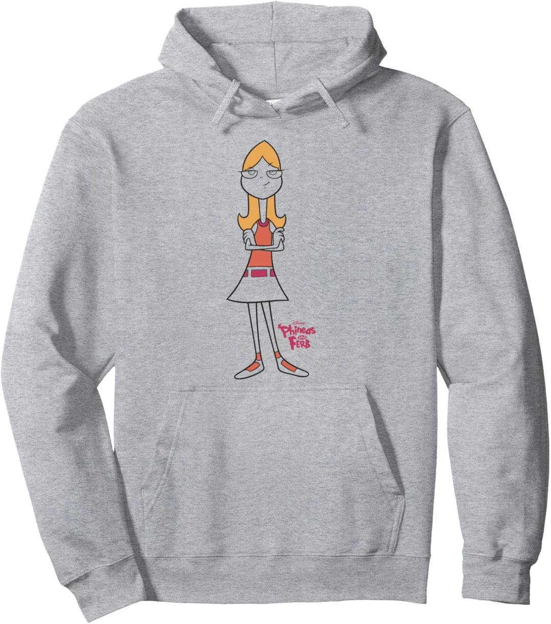 Disney Phineas und Ferb Candace Big Standing Pose Pullover Hoodie