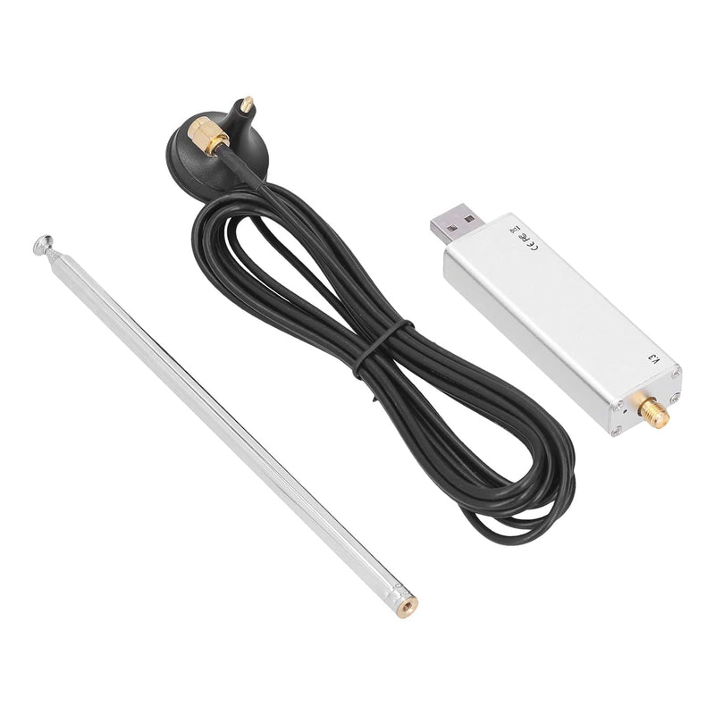 RTL SDR R820T2 V3 RTL2832U Tuner + Antenne + Antennenbasis-Kit FüR Radio-Scanning