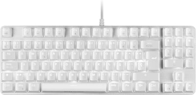 Mars Gaming MKREVOPROWBRES Weiss, Mechanische RGB Gaming Tastatur, TKL+ NUM, Braun Switch, Spanisch