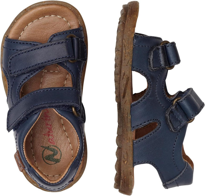 Naturino Sandalen aus Leder 20 EU Blau Navy 0c02, 20 EU Blau Navy 0c02