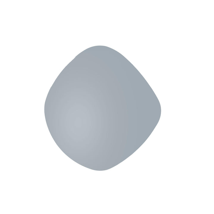 Present Time Mirror Organic Round Dark Grey 40 x 40 x 1,5cm