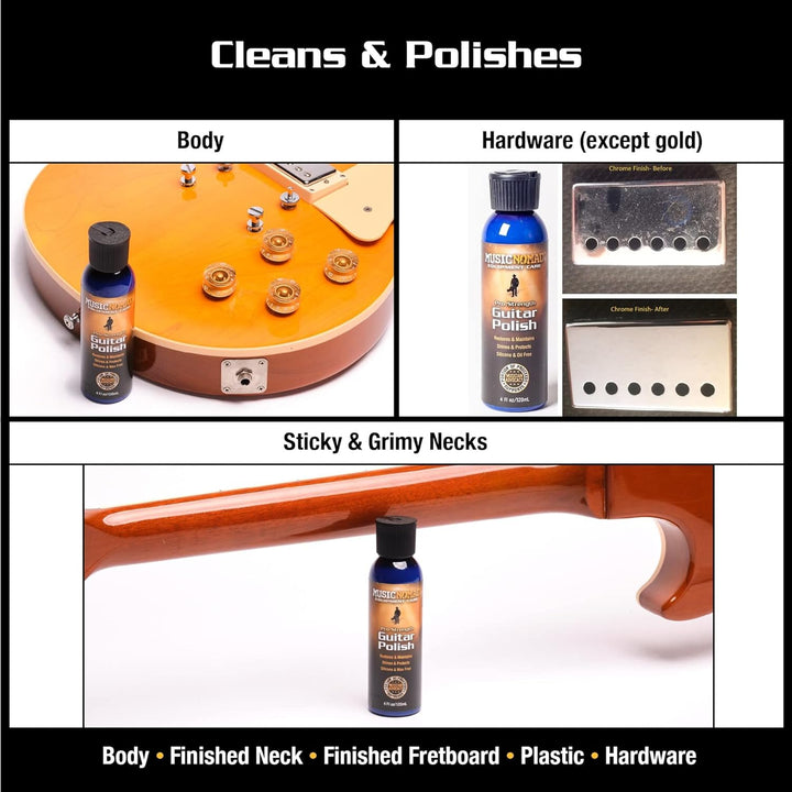 MusicNomad MN108 Premium Guitar Care 5-Piece Kit