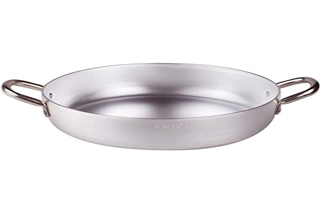 Pentole Agnelli Pfanne Aluminium 2 Griffen, Edelstahl 38 cm, 38 cm