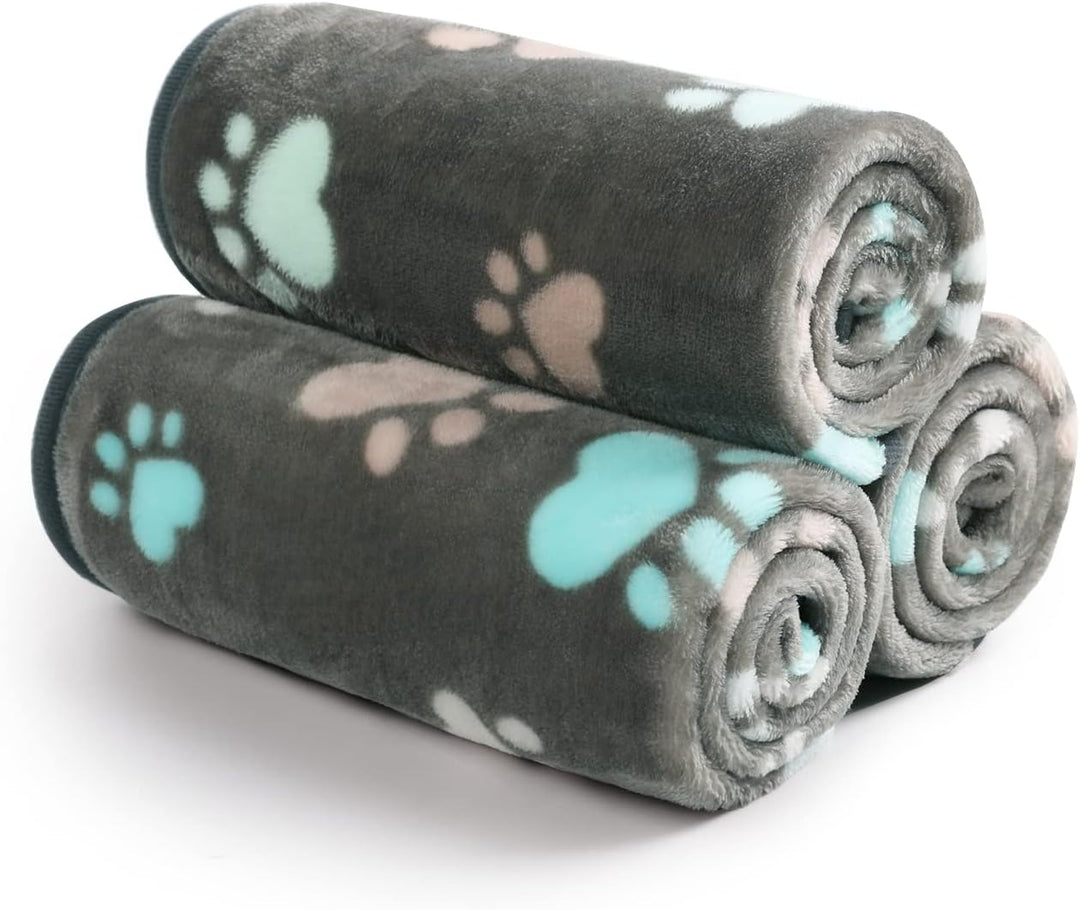 luciphia Hundedecke Katzendecken Waschbar Flauschig, 1 Pack 3 Decken Super Weich Fluffy, Kuscheldeck