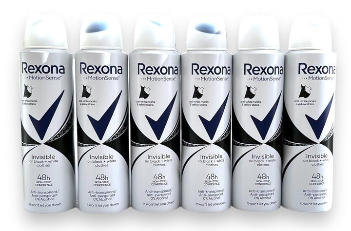 6 x REXONA Women Deospray "Invisible Diamond" - 150 ml