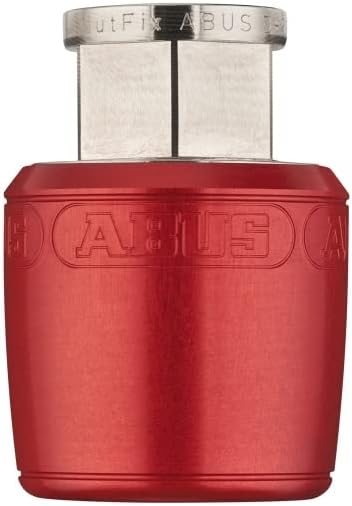 ABUS NUTFIX M5 Achse 120/150 Bauteilschloss: Rot Farbe – Rot, Rot