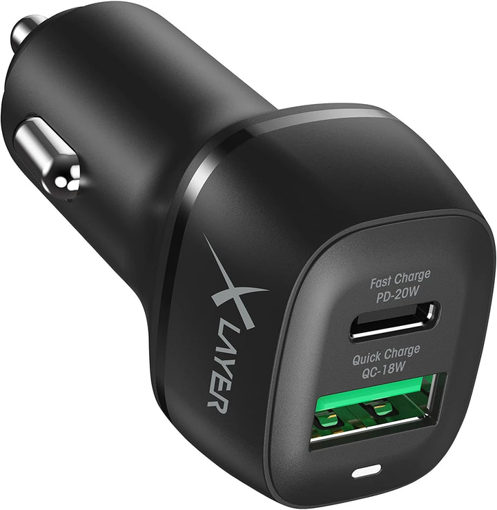 XLayer MagFix Pro Wireless KFZ Handyhalter mit USB-C Kabel und Kabellos Ladegerät Standby Kompatibel