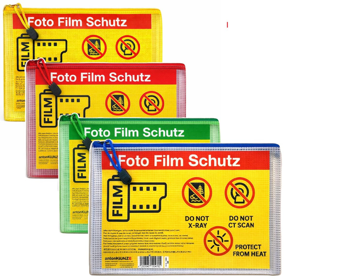 Foto FilmSchutz Beutel Filmquard A5 Set: blau, grün rot und gelb MIX, MIX