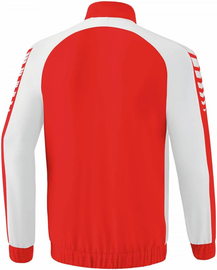 Erima Herren Six Wings Präsentationsjacke S Rot/Weiss, S Rot/Weiss