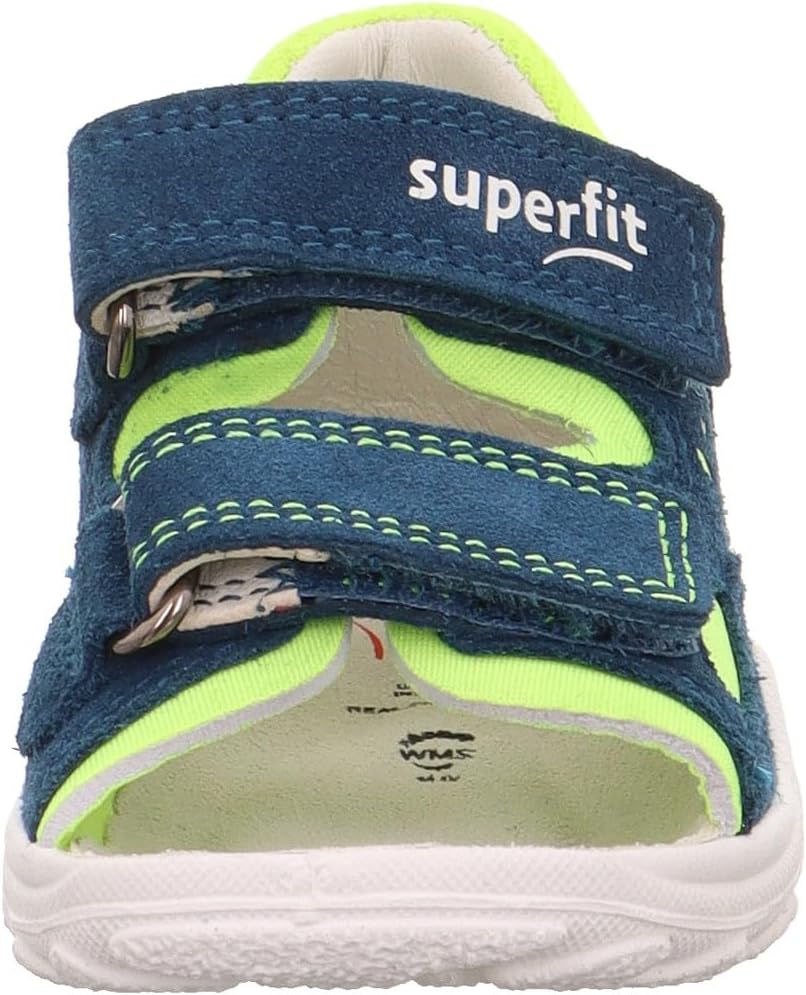 Superfit Jungen Flow 1-000034 Sandale 19 EU Blau Gelb 8030, 19 EU Blau Gelb 8030